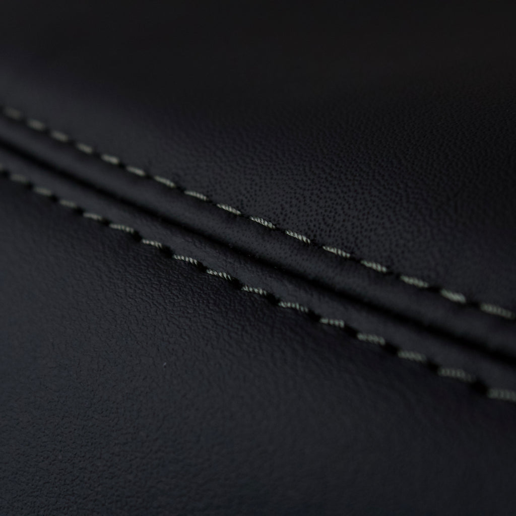 Nissan Skyline R32 GT-R Nappa Leather Armrest Cover with Graphite Grey stitching.