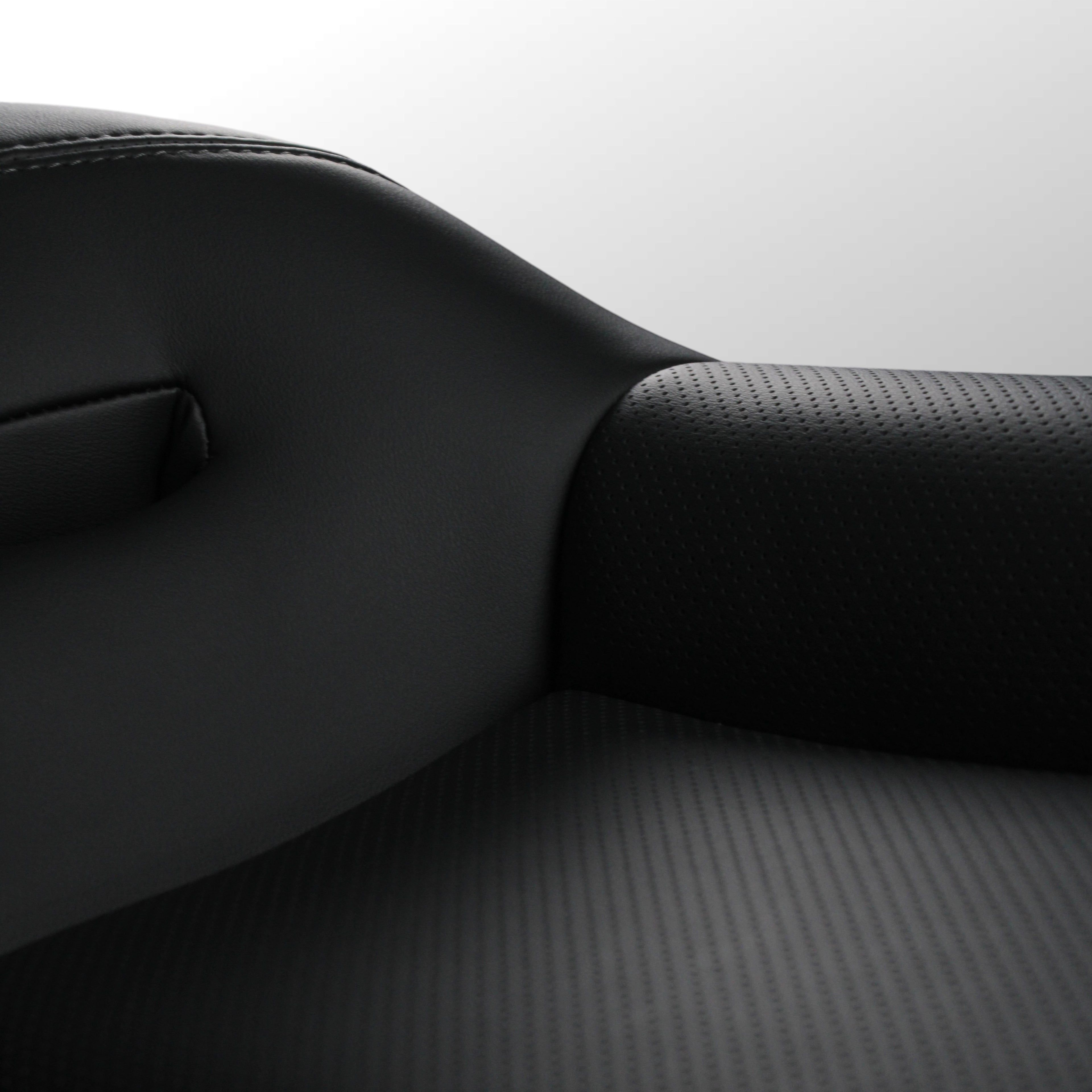 Nissan Skyline R32 GT-R Rear Seat Upholstery Kit. Type I Design with a Perforated Insert.