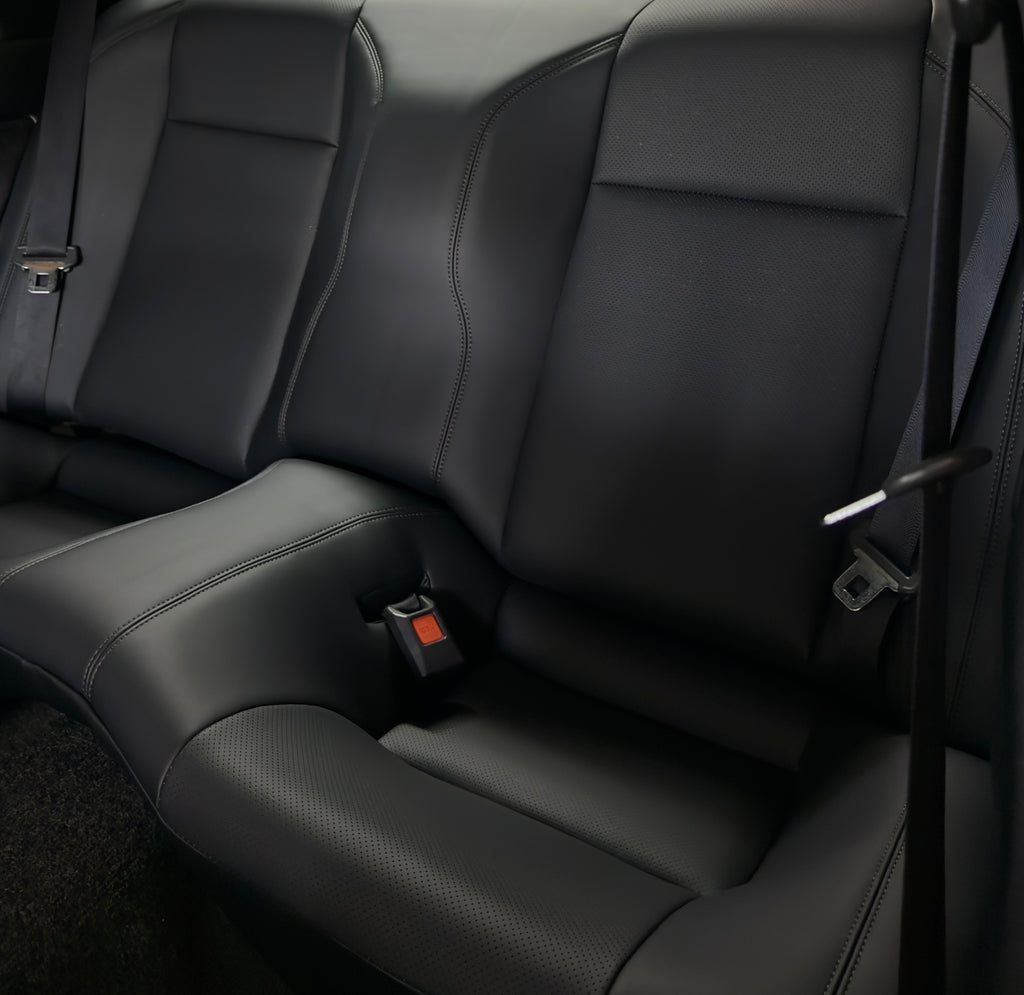 Nissan Skyline R32 GT-R Rear Seat Upholstery Kit. Type I Design with a Perforated Insert.
