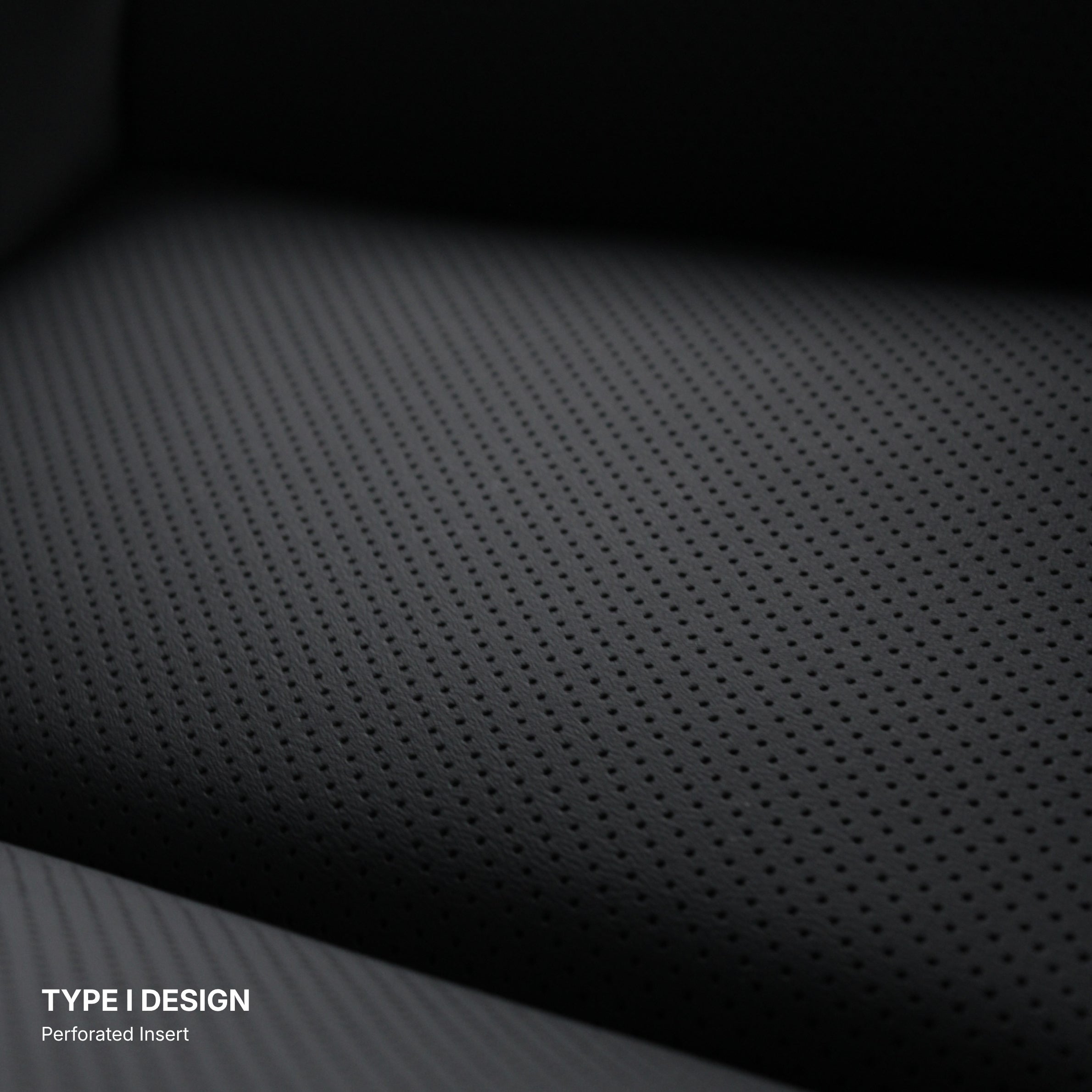 Nissan Skyline R32 GT-R Rear Seat Upholstery Kit. Type I design with a perforated insert.