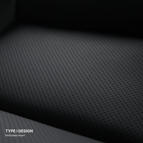 Nissan Skyline R32 GT-R Rear Seat Upholstery Kit. Type I design with a perforated insert.